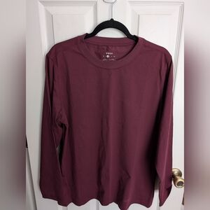 Vessi Men's Burgundy Long Sleeve Shirt